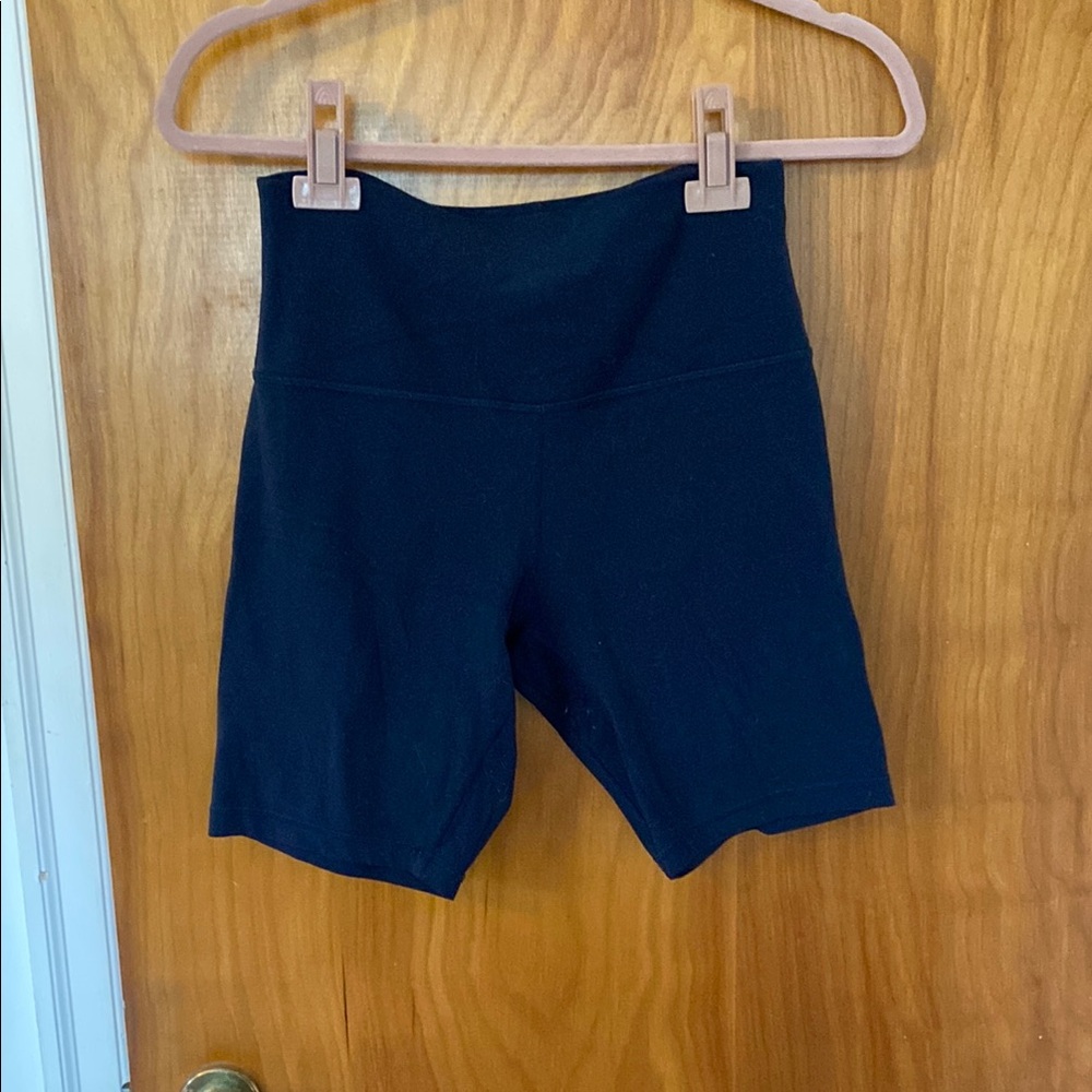 Lululemon Athletica Blue Bike Shorts High-Waisted